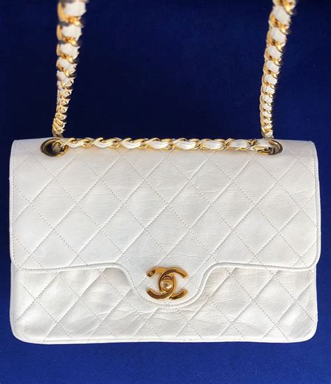 vintage chanel white bag|where to buy vintage chanel.